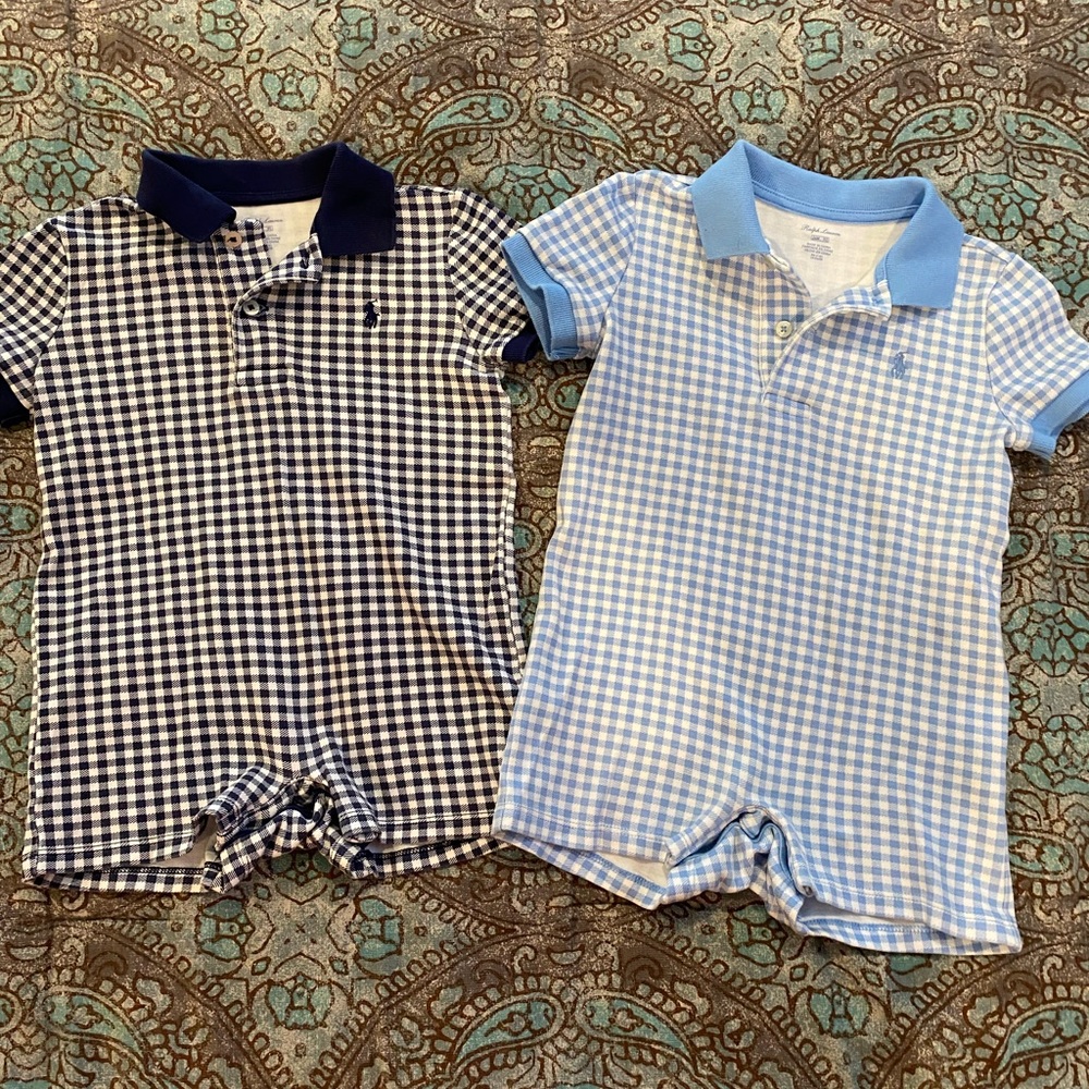 Ralph Lauren baby boy rompers